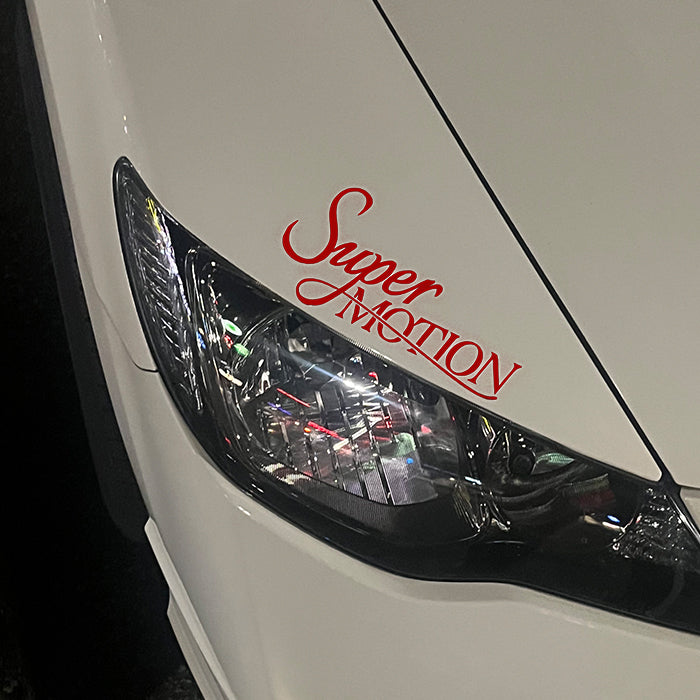 SuperMotion Die Cut - Red 8x4"